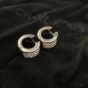 Michael Kors Rose Gold Huggie Earrings